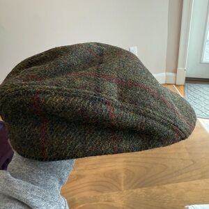 Classic Green Tweed Flat Cap